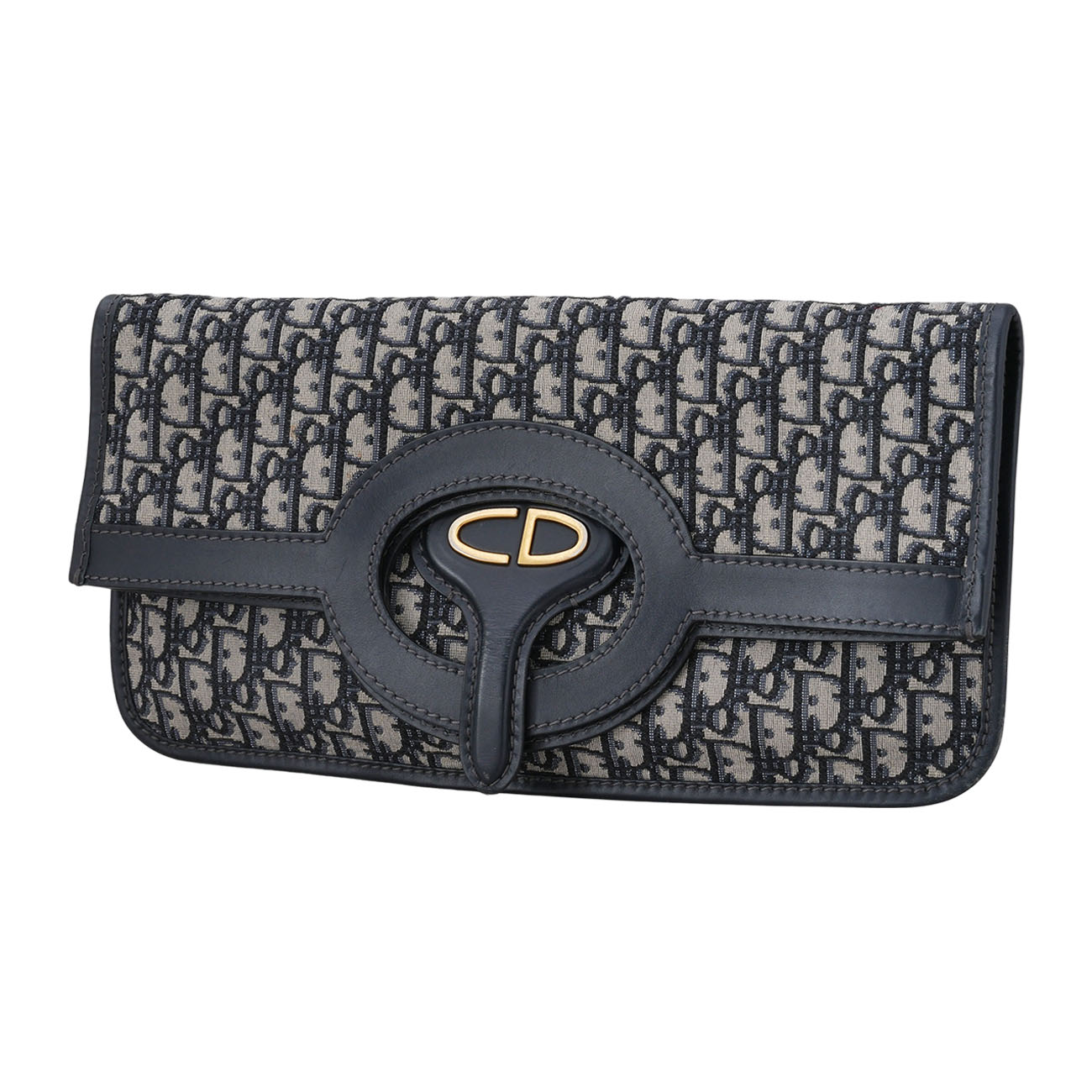 CHRISTIAN DIOR(USED)디올 오블리크 폴딩 클러치